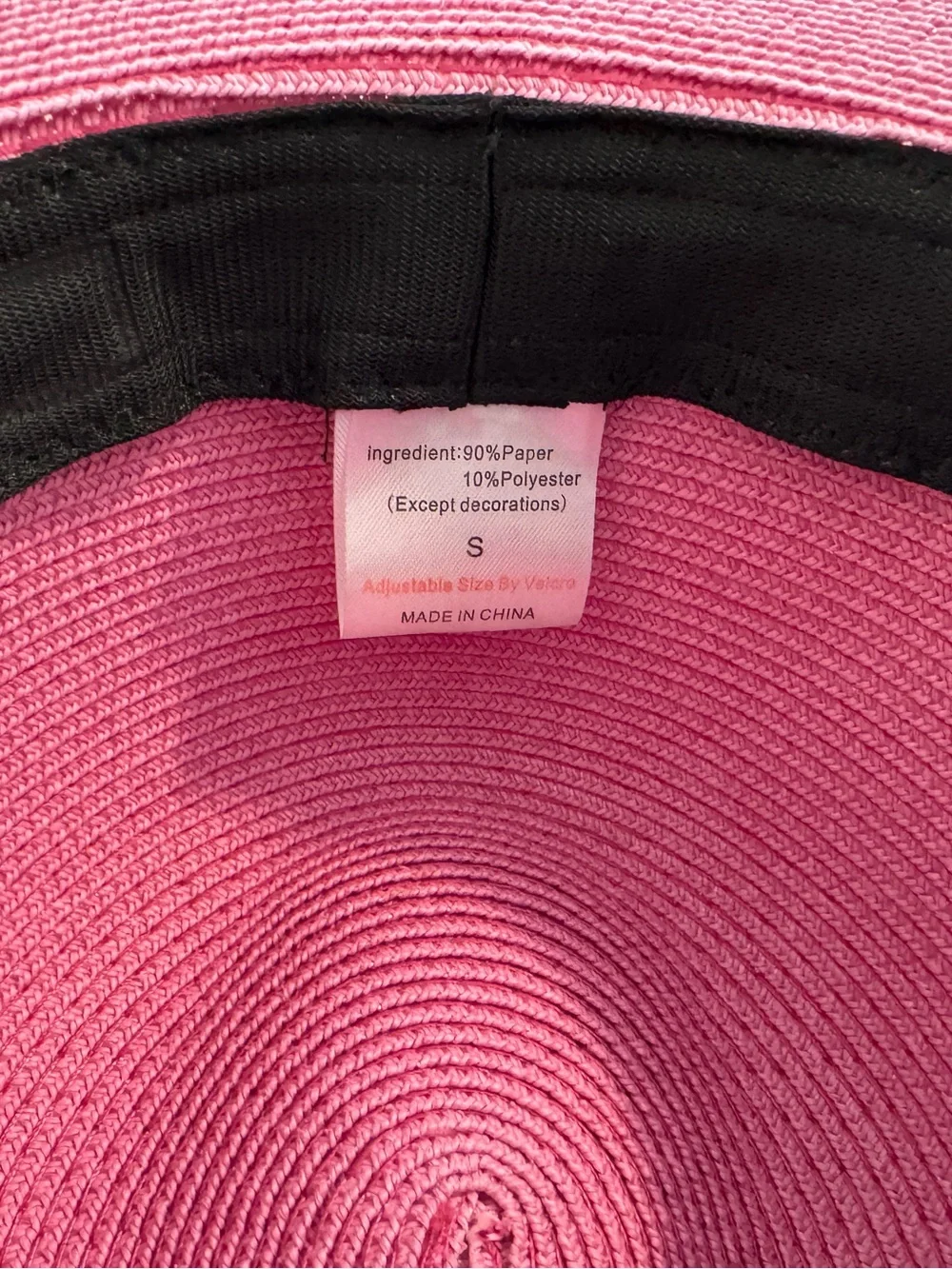 Girls’ Fedora Hat in Hot Pink with Black Band